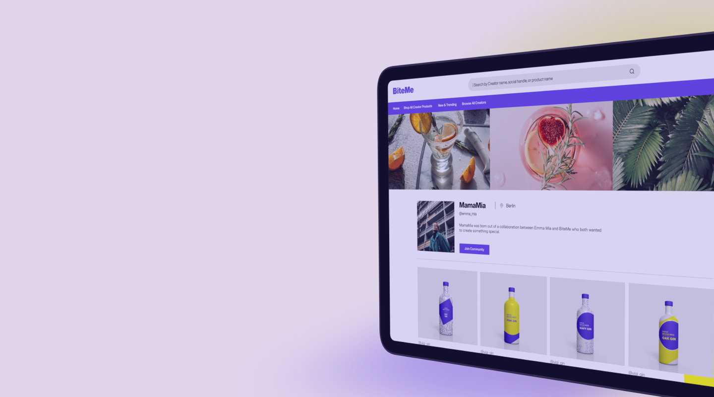 BiteMe. - Creators Brand Builder